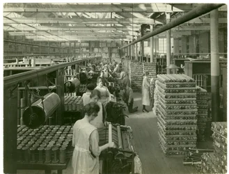 Impostazione delle bobine Axminster, 1923